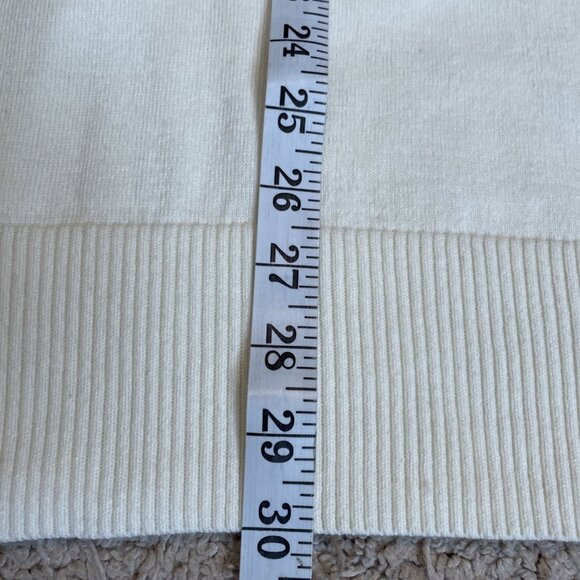 MICHAEL Michael Kors Fringe Cowl Neck Sweater Plus Size 3X Ivory Cozy Boho NWT - Picture 7 of 10